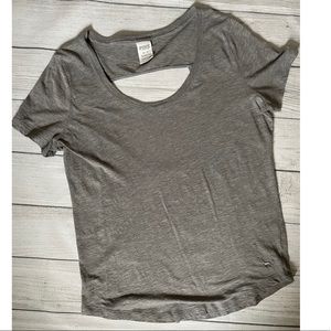 VS PINK Cut Out Back Tee